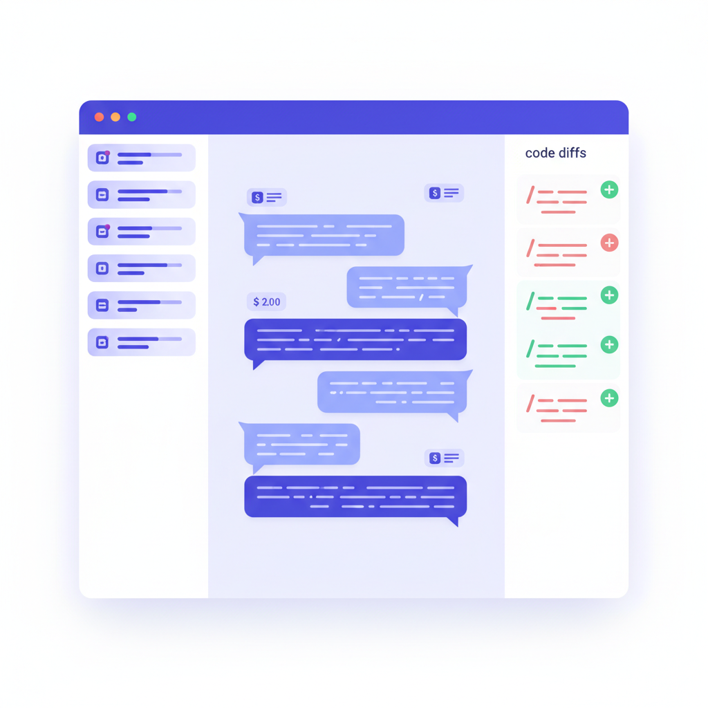 SuperBuilder running Claude Code with cost tracking