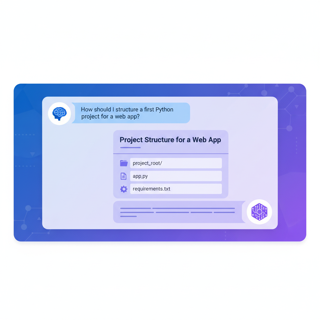 First prompt and response in SuperBuilder