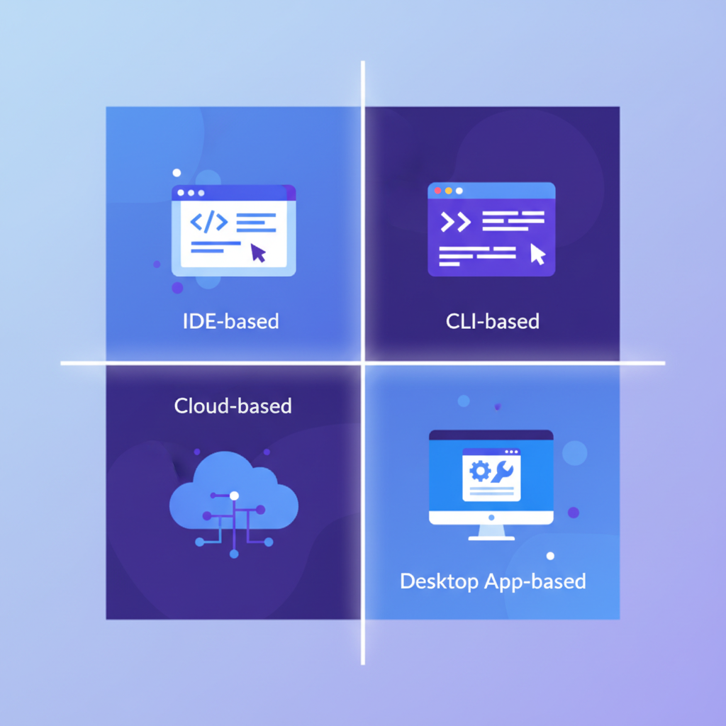 Landscape comparison of AI coding tool approaches in 2026