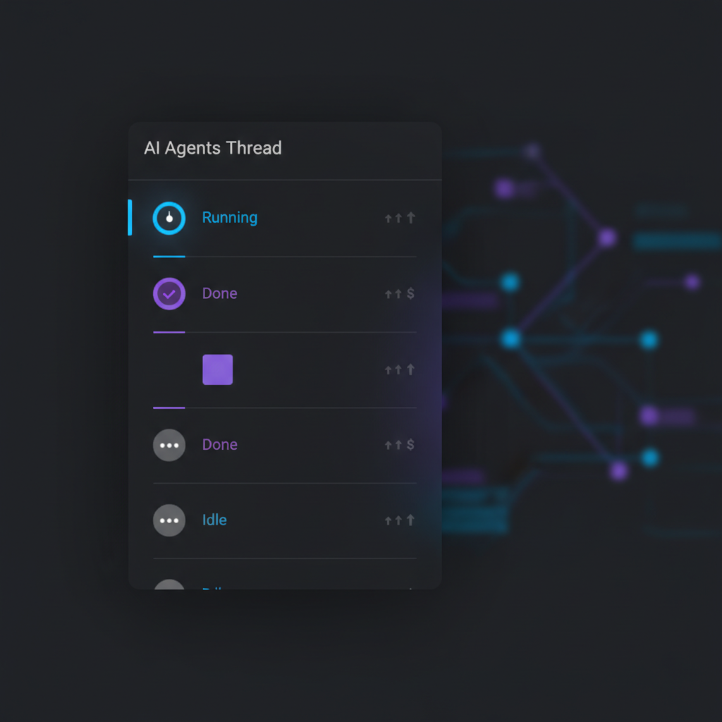 Multiple threads running simultaneously in the sidebar